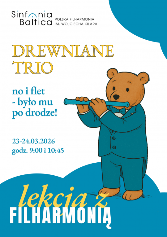 Grafika Drewniane TRIO (no i flet -